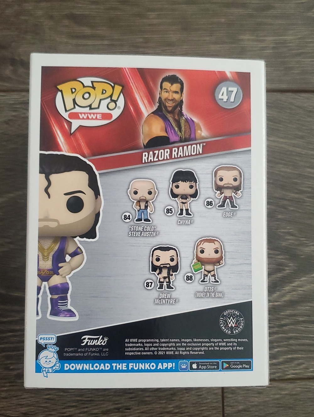 WWE Razor Ramon #47 Funko Pop EB Exclusive - Picture 4 of 5